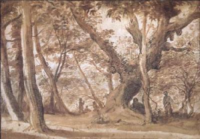 Claude Lorrain Wooded View (mk17) Germany oil painting art